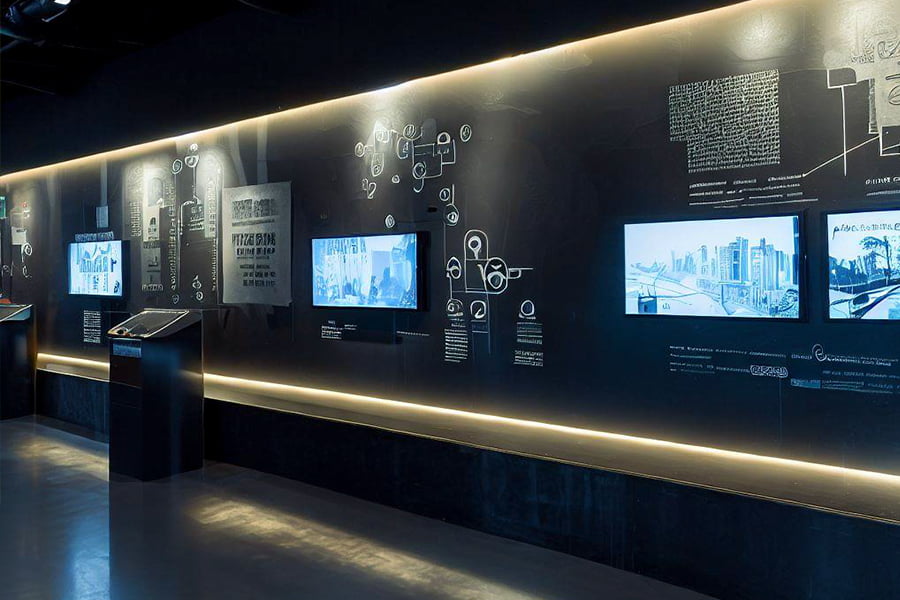 展廳設(shè)計(jì)，展廳設(shè)計(jì)效果圖，九來九往展廳設(shè)計(jì)公司
