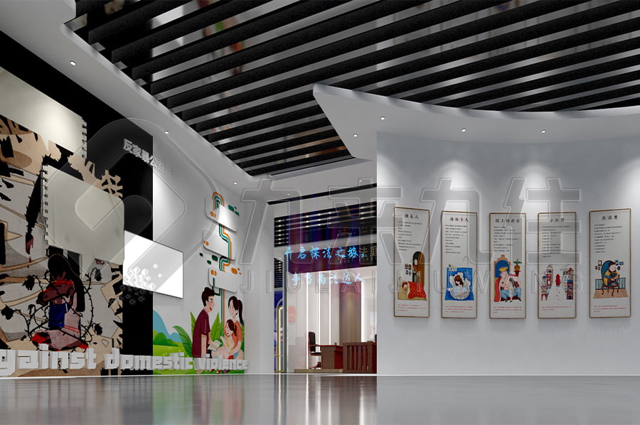 法制教育基地建設(shè)，法制教育展廳產(chǎn)品，法院法制教育展廳平面設(shè)計