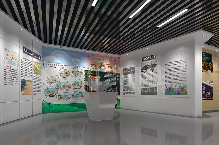 毒品預(yù)防教育基地，未成年禁毒教育展廳，禁毒展館，實(shí)施方案