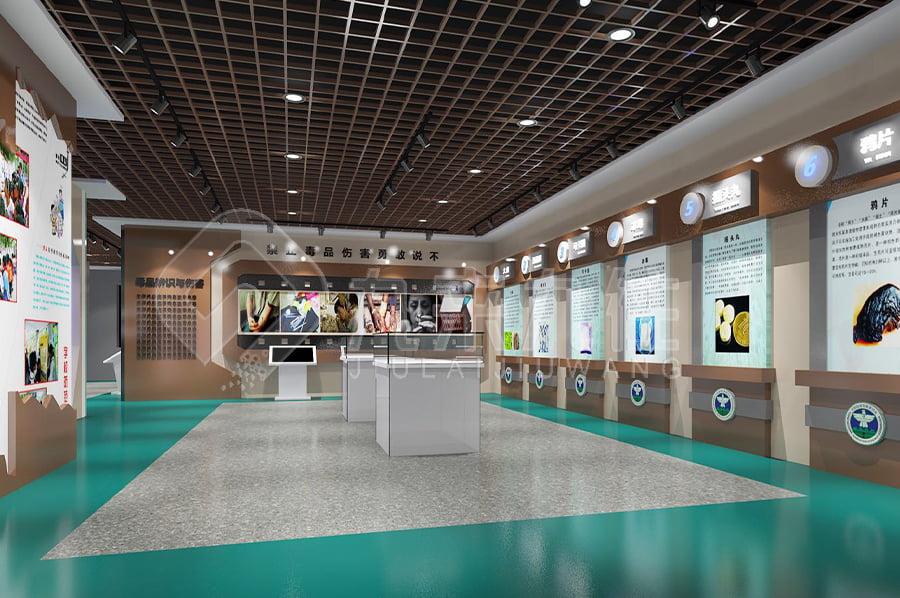 禁毒展廳施工方案，數字化禁毒展廳設計布局，禁毒展館方案設計公司