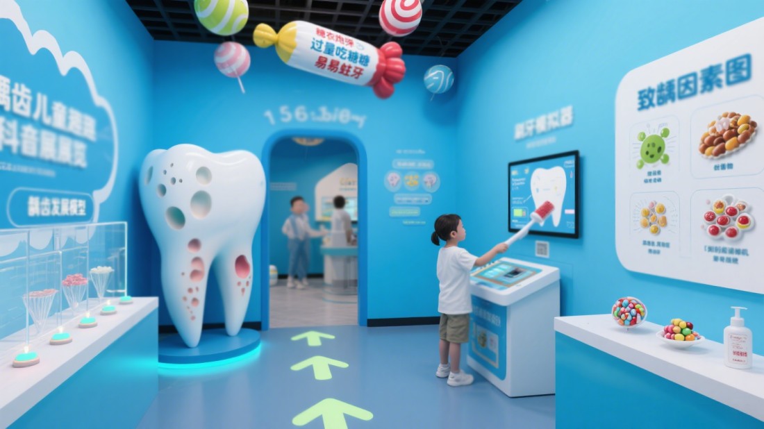 口腔展館施工，口腔醫學博物館