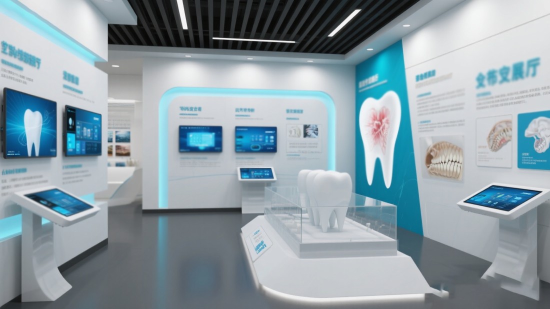 口腔展館施工，口腔醫學博物館