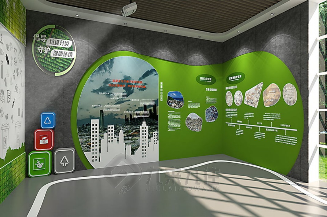 垃圾分類展示館，環保科普展廳