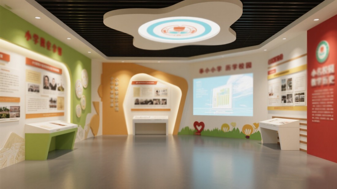 校史館內(nèi)容設(shè)計，校史展廳
