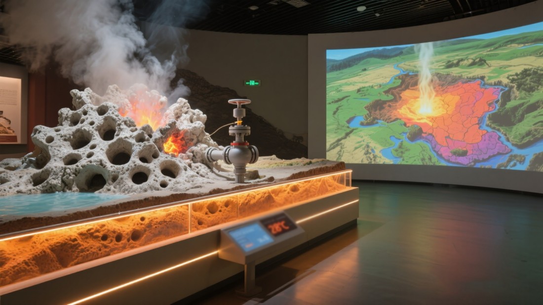 地質展館，化石展館