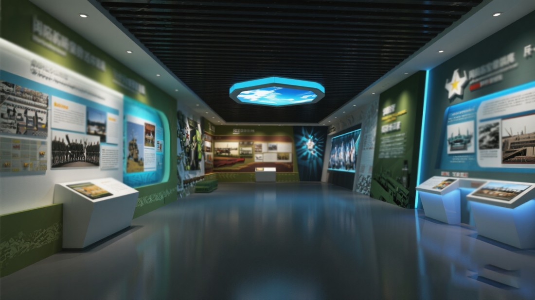 人防展廳效果圖，國防動員基地