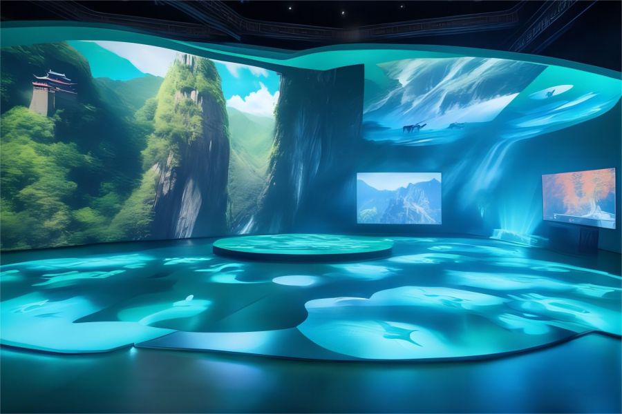 數字展覽規(guī)劃館效果圖