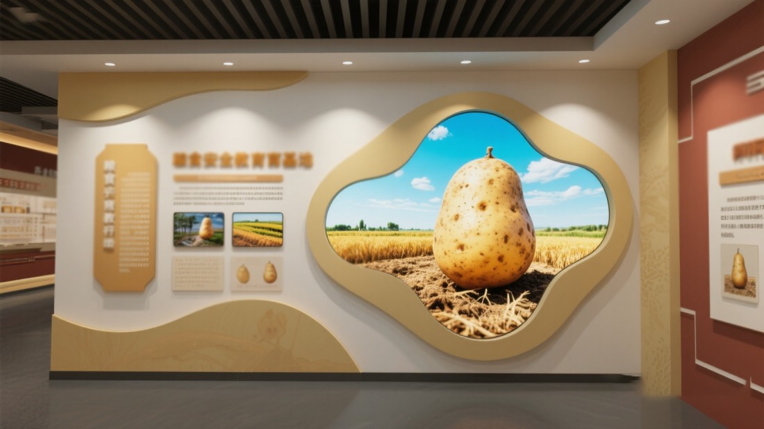 聲光電糧食安全教育基地效果圖